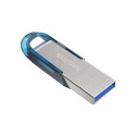 "STICK 128 GB SanDisk Ultra Flair - 3.2 Gen 1 - Blau - Silber"