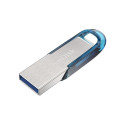 "STICK 128 GB SanDisk Ultra Flair - 3.2 Gen 1 - Blau - Silber"