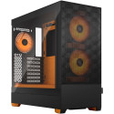 "Midi Fractal Design Pop Air RGB Orange Core TG Clear Tint"
