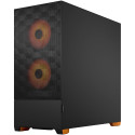 "Midi Fractal Design Pop Air RGB Orange Core TG Clear Tint"