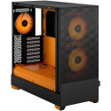 "Midi Fractal Design Pop Air RGB Orange Core TG Clear Tint"