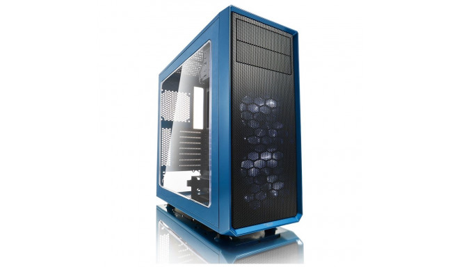 "MIDI Fractal Design Focus G blau. Acrylfenster"
