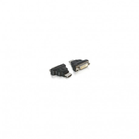 Adapter HDMI-pistiku ja DVI 24+1-kontaktilise pesa vahel LED-iga
