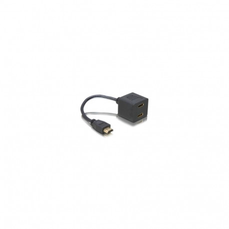 "DELOCK Adapter HDMI Stecker zu 2x HDMI Buchse"