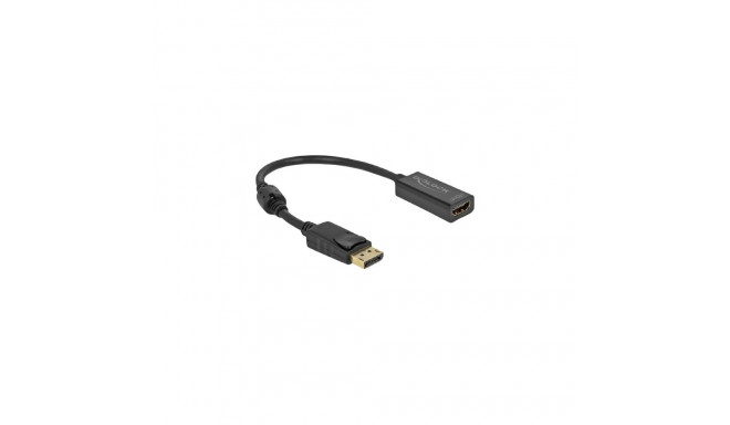 "DELOCK Adapter DisplayPort 1.2 Stecker zu HDMI Buchse 4K Passiv schwarz"