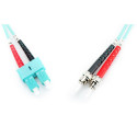 "DIGITUS LWL Patchkabel ST -> SC 1.00m Multimode Duplex OM3"