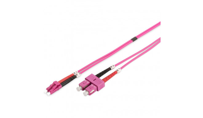 "DIGITUS LWL Patchkabel LC -> SC 5.00m Multimode Duplex OM4"