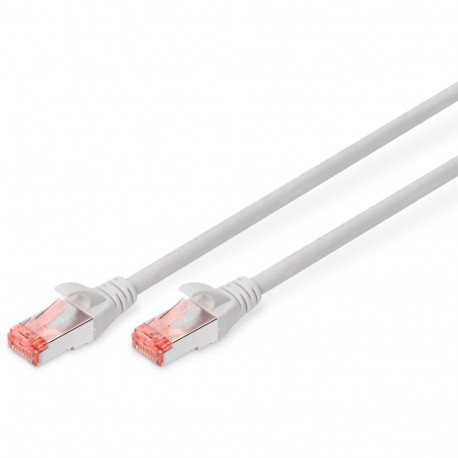 "DIGITUS Patchkabel Cat6 S/FTP 2xRJ45 7.0m grau Hebelschutz Polybeutel"