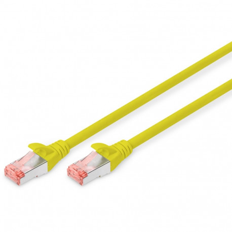 "DIGITUS Patchkabel Cat6 S/FTP 2xRJ45 3.0m gelb Hebelschutz"