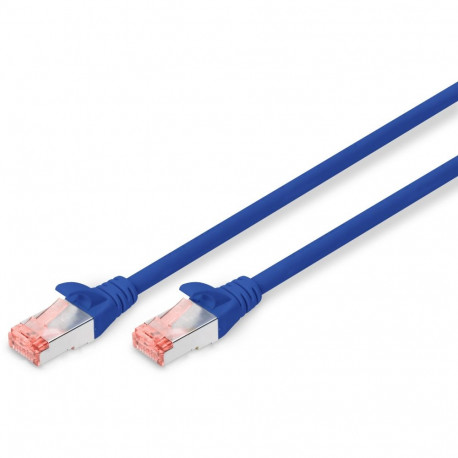 "DIGITUS Patchkabel Cat6 S/FTP 2xRJ45 3.0m blau Hebelschutz Polybeutel"