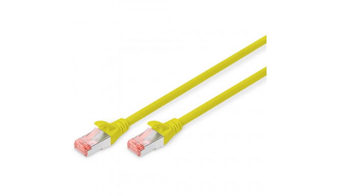 "DIGITUS Patchkabel Cat6 S/FTP 2xRJ45 2.0m gelb Hebelschutz Polybeutel"