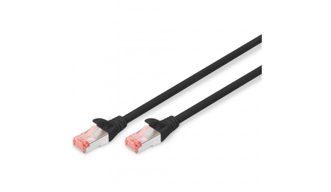 "DIGITUS Patchkabel Cat6 S/FTP 2xRJ45 2.0m schw Hebelschutz Polybeutel"