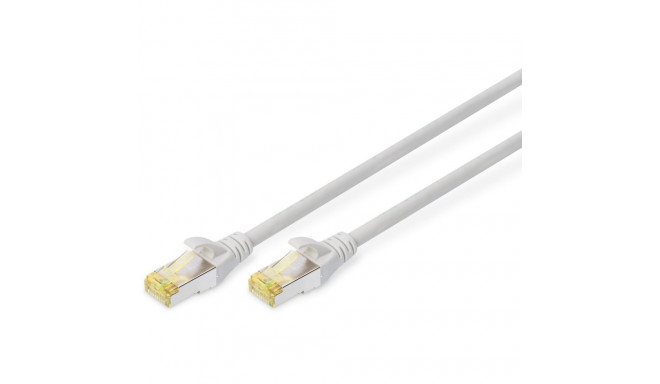 "DIGITUS Patchkabel Cat6a S/FTP 2xRJ45 0.5m grau Hebelschutz Polybeutel"
