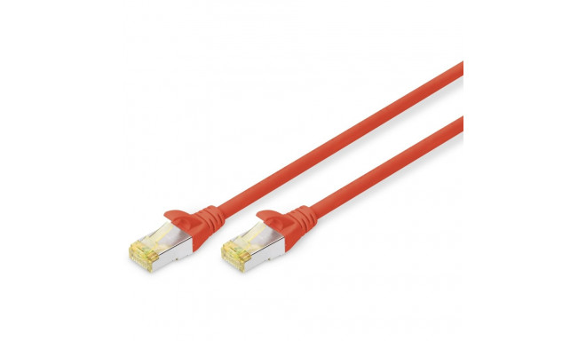 "DIGITUS CAT 6A S/FTP Patchkabel, 0,25m, rot"