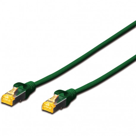 "DIGITUS CAT 6A S/FTP Patchkabel, 0,25m, grün"