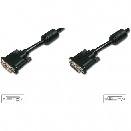 "DIGITUS DVI Verlängerungskabel. 5m. schwarz"