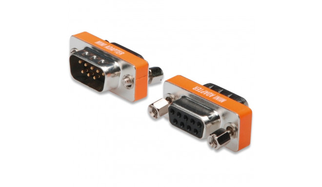 "DIGITUS Mini-Null-Modem-Adapter D-Sub9 M/F"