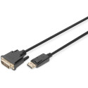 "DIGITUS DisplayPortKabel DPort -> DVI(24+1) St/St 8K 2m 1.1a"