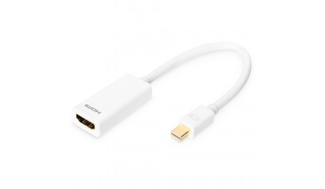"DIGITUS DisplayPort Adapter Mini DP-->HDMI A St./Bu.0,15 wei"