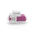 "DIGITUS LWL Kupplung LC/LC Multimode-OM4 Dupl.Keystone-Modul"