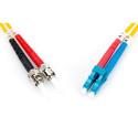 "DIGITUS LWL Patchkabel LC -> St 1.00m Singlemode Duplex OS2"