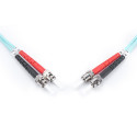 "DIGITUS LWL Patchkabel ST -> ST 3.00m Multimode Duplex OM3"