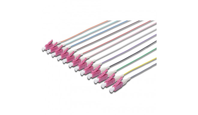 "DIGITUS LWL Pigtails LC simplex OM4 12Stk 2.00m"