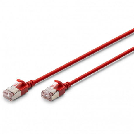 "DIGITUS Patchkabel CAT 6A F/FTP Slim 5,00m rot"