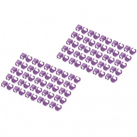 "DIGITUS Farbclips für Patchkabel 100 Stk. Violett"