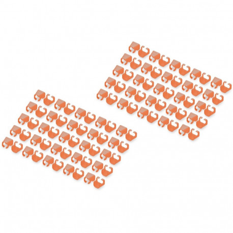 "DIGITUS Farbclips für Patchkabel 100Stk. Orange"