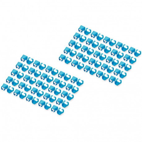 "DIGITUS Farbclips für Patchkabel RJ45 100 Stück blau"