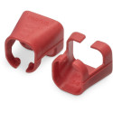 "DIGITUS Farbclips für Patchkabel RJ45 100 Stück rot"