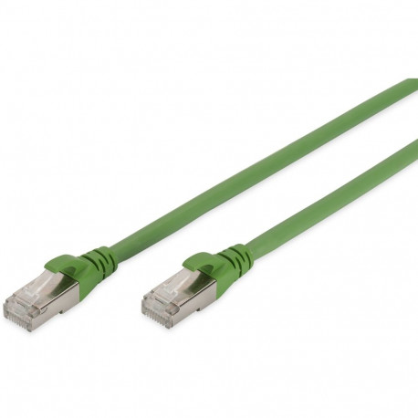 "DIGITUS CAT 6A S/FTP Patchkabel, PUR (TPU), 15m, grün"