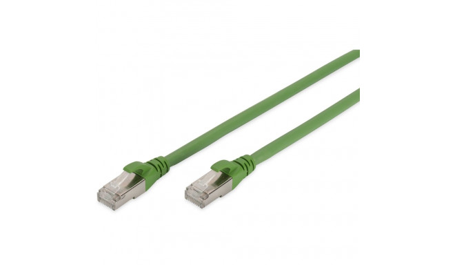 "DIGITUS CAT 6A S/FTP Patchkabel, PUR (TPU), 15m, grün"