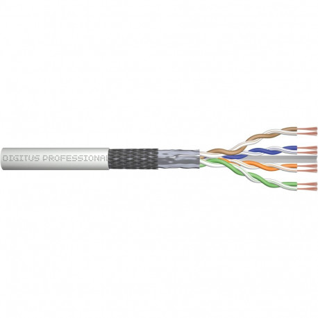 "DIGITUS CAT 6 SF/UTP Twisted Pair Roh-Patchkabel, 305m,grau"