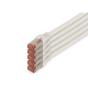 "DIGITUS CAT 6 S/FTP Patchkabel. 5 Stück. 10m. weiß"