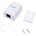 "Equip Aufputzdose Cat6A 1-Port RJ45 UTP"