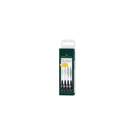 "FABER-CASTELL Tuschestift Pitt Artist Pen Farbe 199 4x"