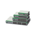"ALLIED 8-port 10/100TX unmanaged switch with internal PSU EU Power Cord"