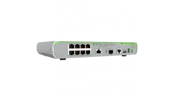 "ALLIED L3 Gigabit Switch 8x 10/100/1000-T 1x 1/2.5/5/10G-T 1x SFP+ Ports and a single fixed PSU EU 