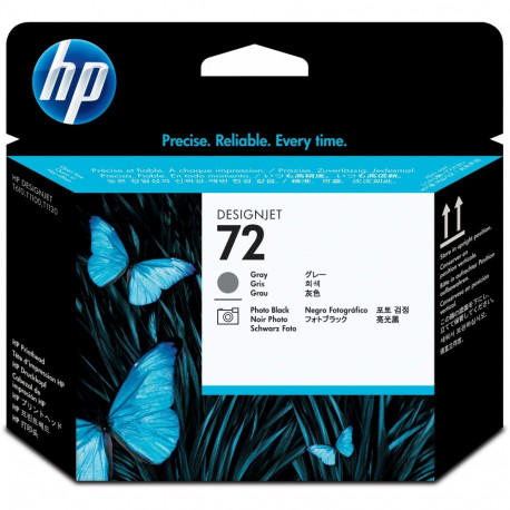 "HP 72 original printhead C9380A grey and photo black standard capacity 1-pack"