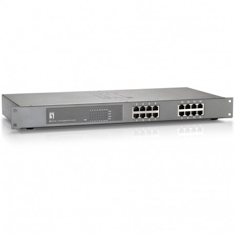 "Switch 16x GE GEP-1621W250 19"" 16xPoE+"