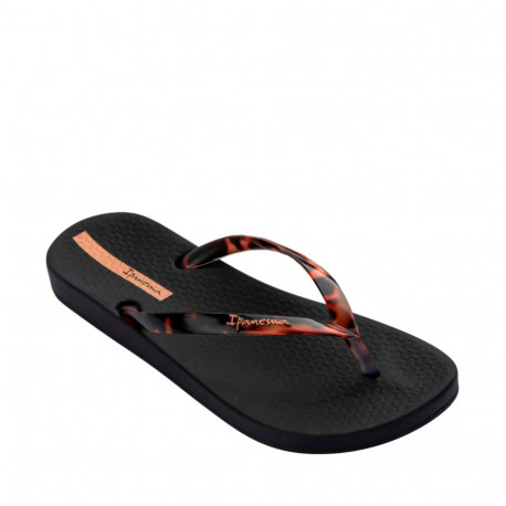 Klapki damskie Ipanema Anat Connect czarno-brązowe 83648-AR100 37