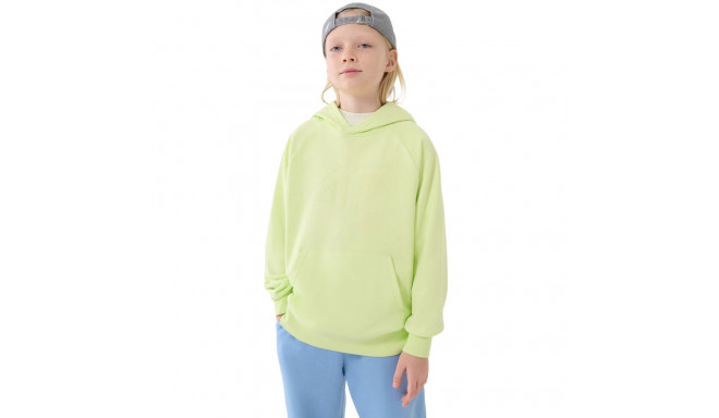 Bluza dla chłopca 4F M1712 soczysta zieleń neon 4FJWSS25TSWSM1712 45N 140cm
