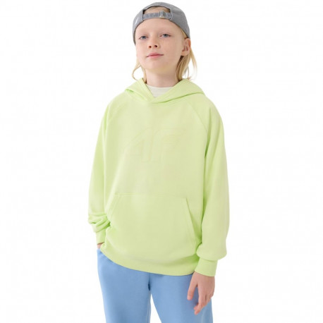Bluza dla chłopca 4F M1712 soczysta zieleń neon 4FJWSS25TSWSM1712 45N 128cm