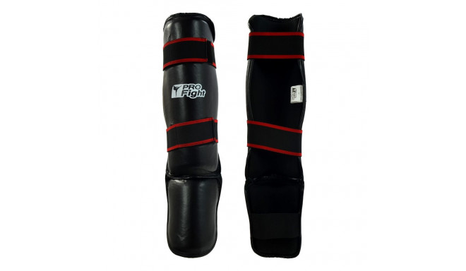 Ochraniacz na goleń stopę Step Profight PU 1038 czarny   M