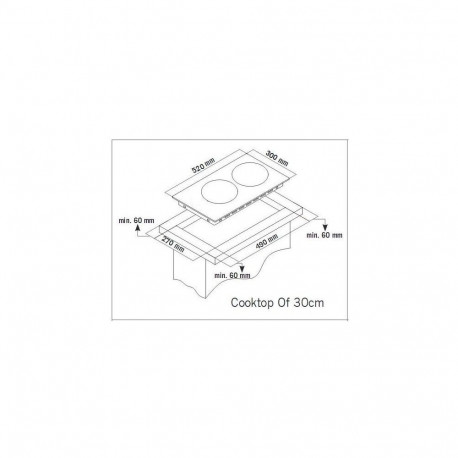 Built-in gas hob Schlosser THG315CFFFD