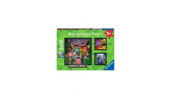 Ravensburger pusle 3x49el Minecraft 056217 RAVENSBURGER p8