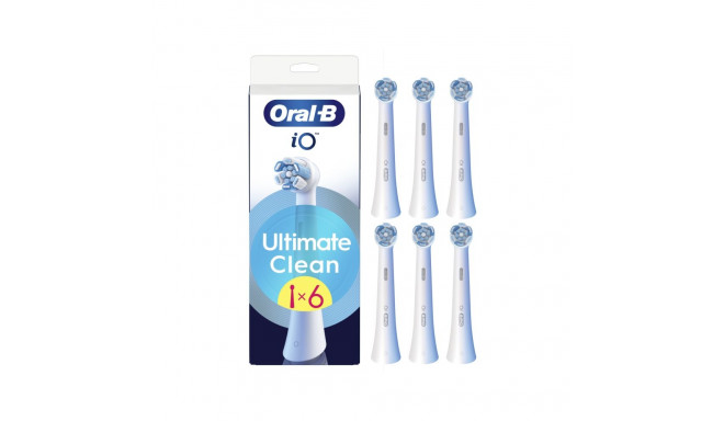 Oral-B vahetatavad hambaharjaotsikud iO UltimateClean otsikud täiskasvanutele 6 tk komplektis valge