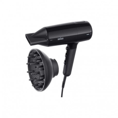 Braun Hair dryer | BRHD225E | 2200 W | Number of temperature settings 3 | Ionic function | Diffuser